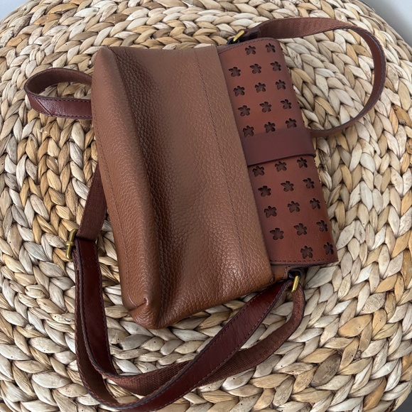 Brown Crossbody Leather Bag - Picture 3 of 6